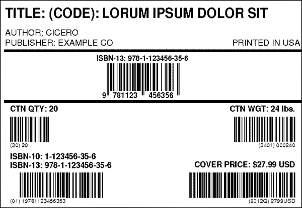 inventory label example